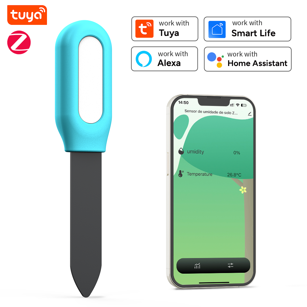Garden Camera - Tuya Zigbee Soil Sensor Humidity Temperature