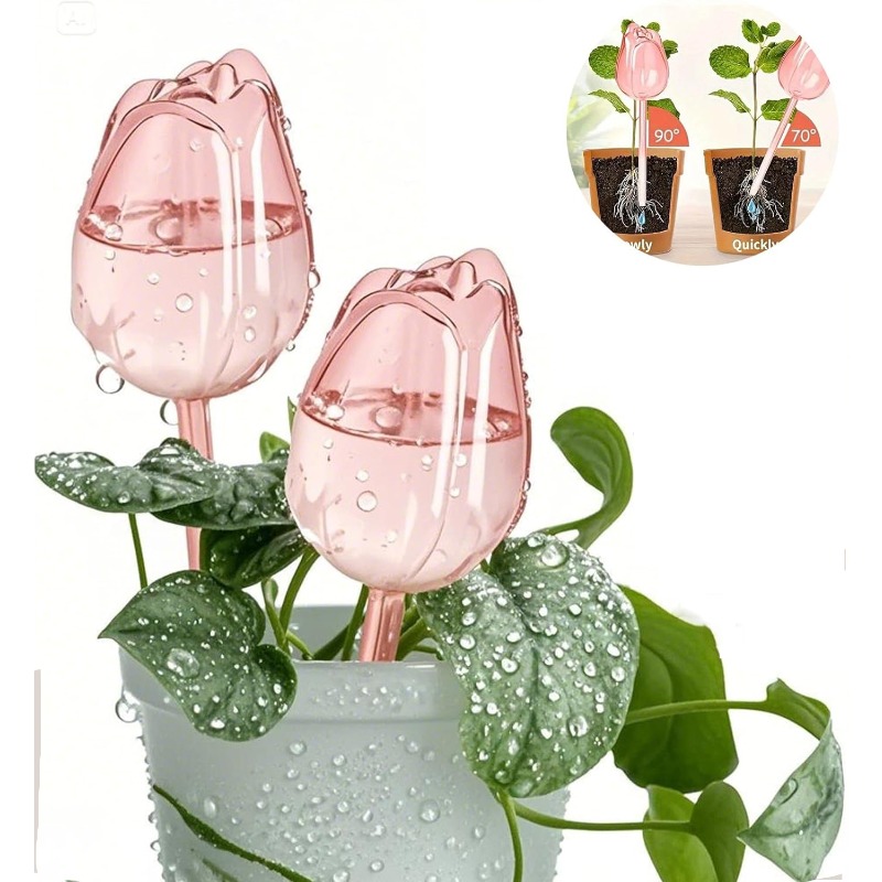 Pink Tulip Plant Watering Ball - Plant Sensor ulasan dan harga
