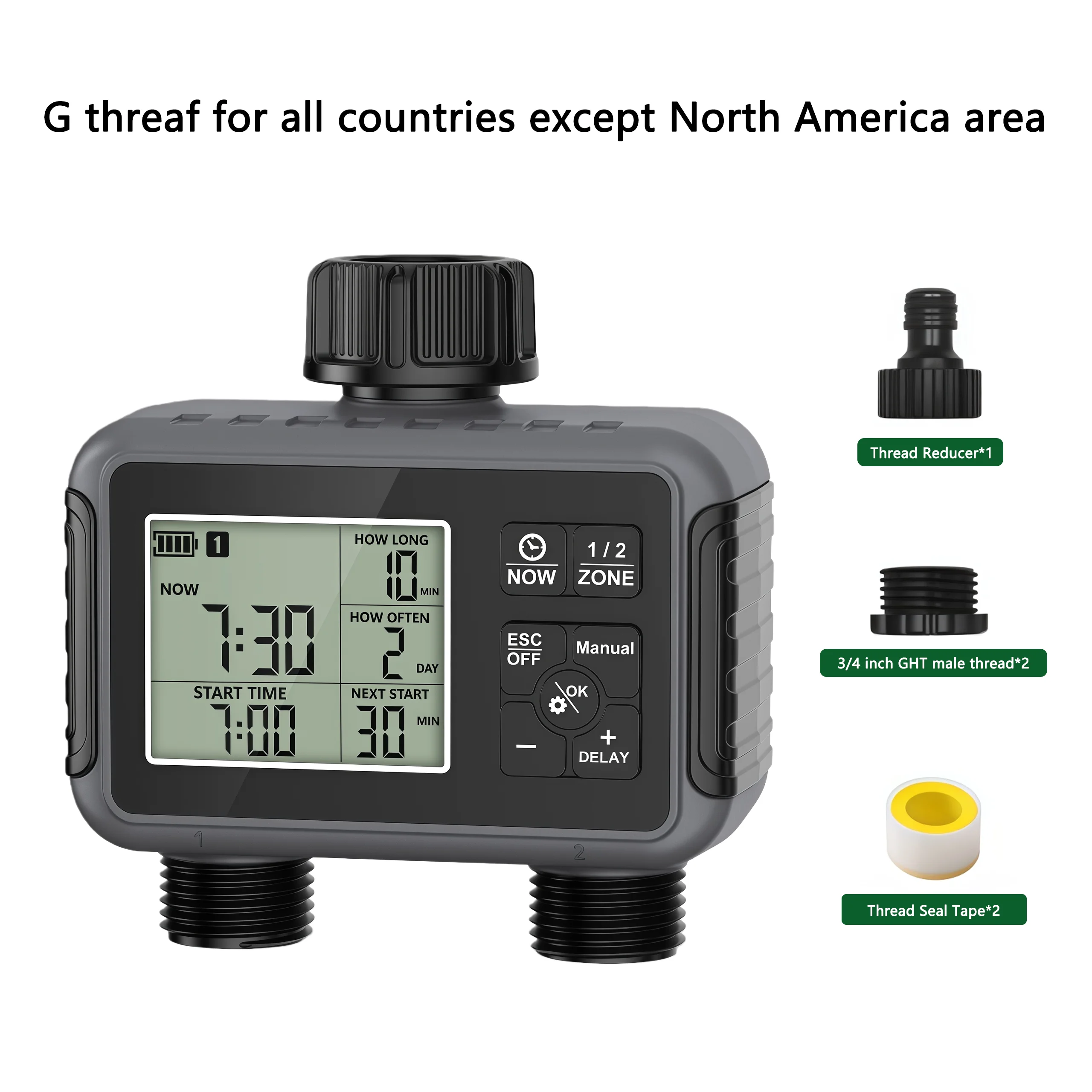 Smart LCD Display Garden Water - Smart Garden Kit ulasan dan harga