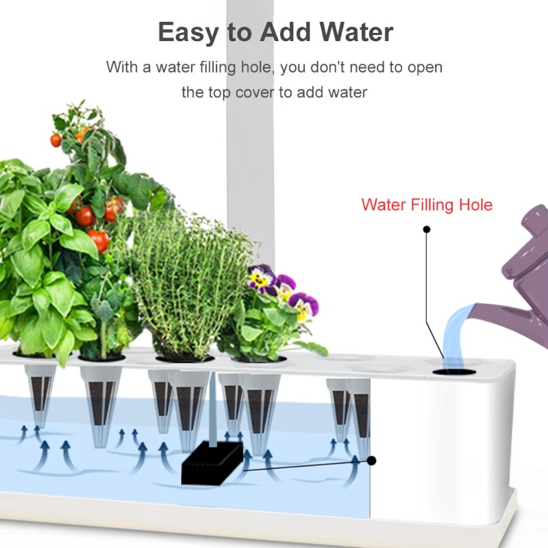9 Pods Smart Hydroponics Growi - Grow Light Led ulasan dan harga