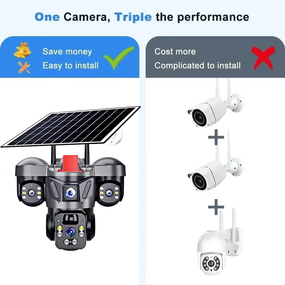 KERUI V380 Pro Outdoor PTZ 6MP - Garden Camera ulasan dan harga